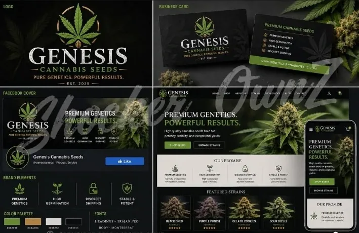 Concept artwork for GENESIS CANNABIS SEEDS